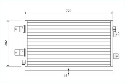Condenser, air conditioning VALEO 814003