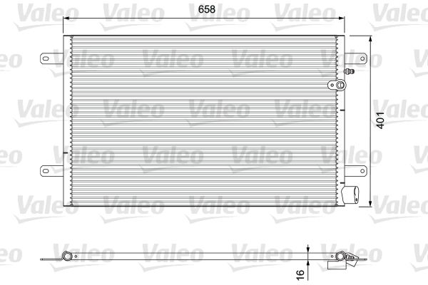 VALEO 814004 Condenser, air conditioning