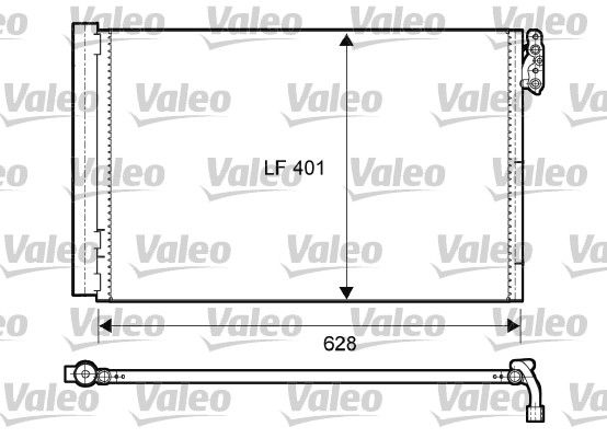 VALEO 814011 Condenser, air conditioning