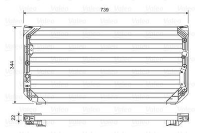 Condenser, air conditioning VALEO 814045