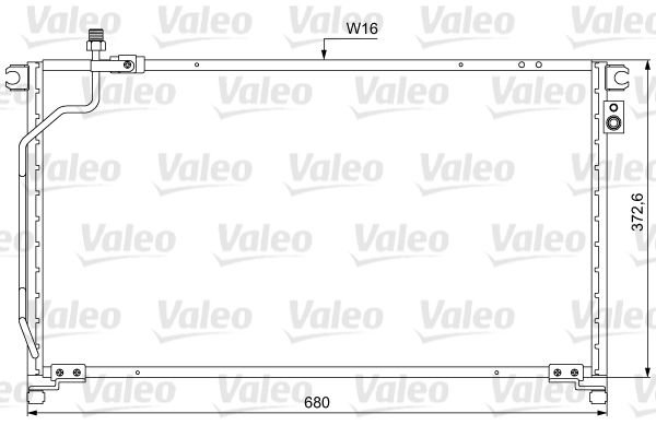 VALEO 814049 Condenser, air conditioning