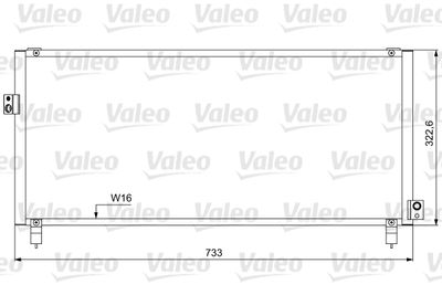 Condenser, air conditioning VALEO 814052