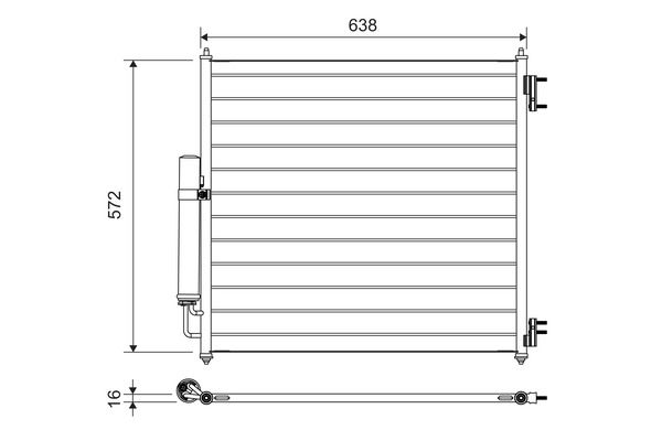 VALEO 814053 Condenser, air conditioning