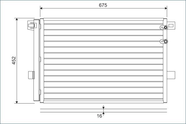 VALEO 814054 Condenser, air conditioning