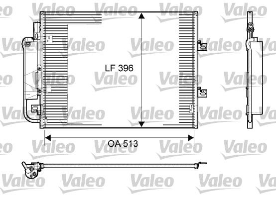 VALEO 814061 Condenser, air conditioning