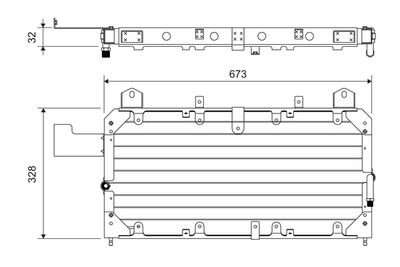 Condenser, air conditioning VALEO 814062