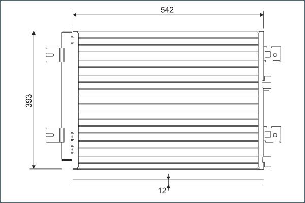 VALEO 814077 Condenser, air conditioning