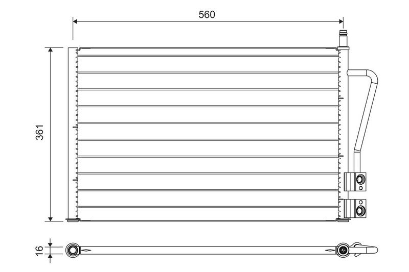 VALEO 814083 Condenser, air conditioning