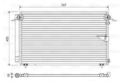 Condenser, air conditioning VALEO 814112