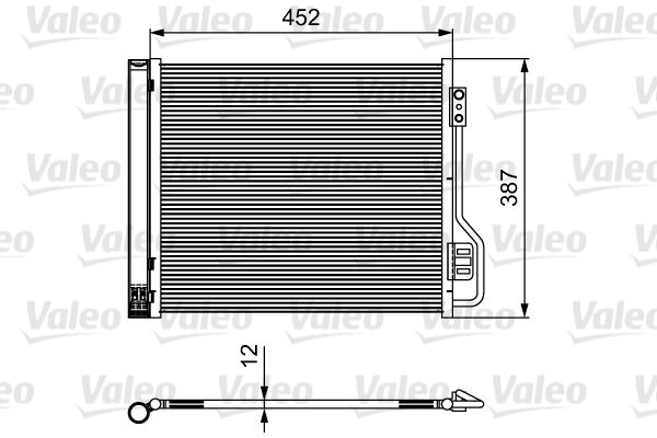 VALEO 814114 Condenser, air conditioning