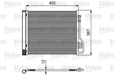 Condenser, air conditioning VALEO 814114