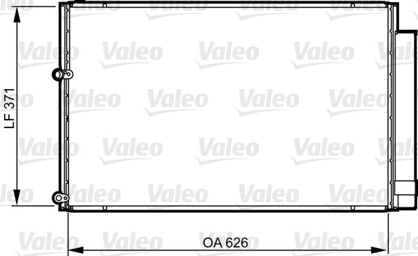 VALEO 814158 Condenser, air conditioning