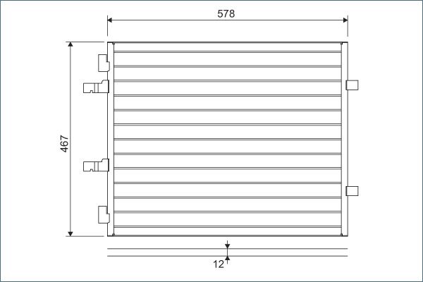 VALEO 814172 Condenser, air conditioning