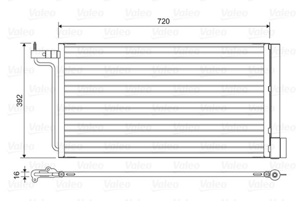 VALEO 814177 Condenser, air conditioning