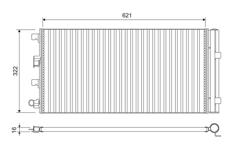 VALEO 814178 Condenser, air conditioning
