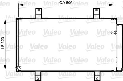 Condenser, air conditioning VALEO 814215