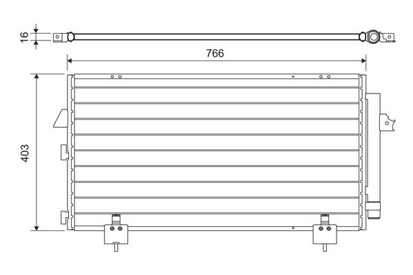 VALEO 814218 Condenser, air conditioning