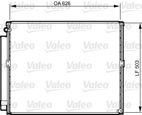 VALEO 814236 Condenser, air conditioning