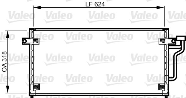VALEO 814240 Condenser, air conditioning