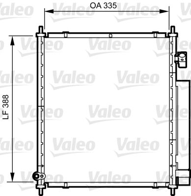 VALEO 814241 Condenser, air conditioning