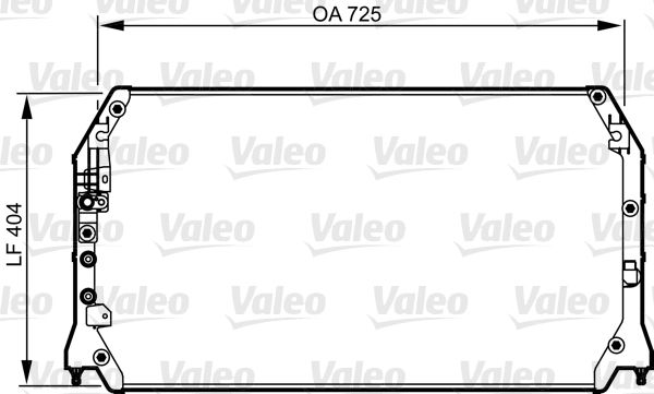 VALEO 814247 Condenser, air conditioning