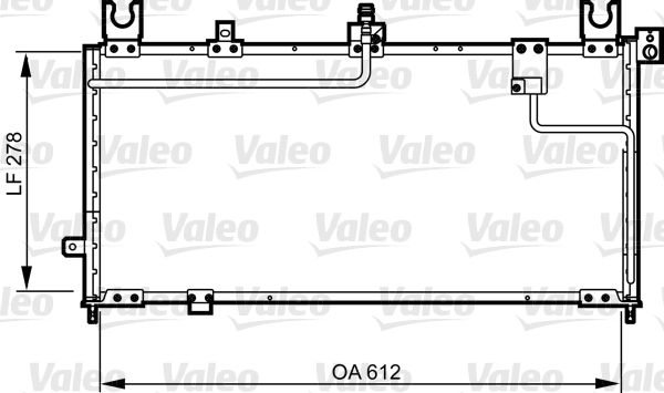 VALEO 814253 Condenser, air conditioning