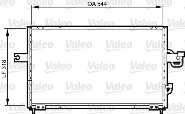 VALEO 814255 Condenser, air conditioning
