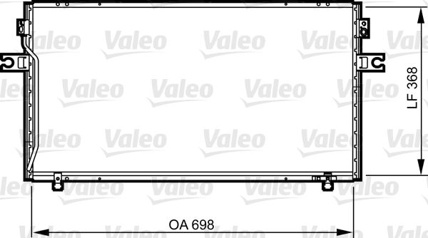 VALEO 814256 Condenser, air conditioning