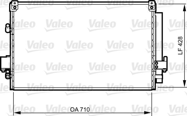 VALEO 814262 Condenser, air conditioning