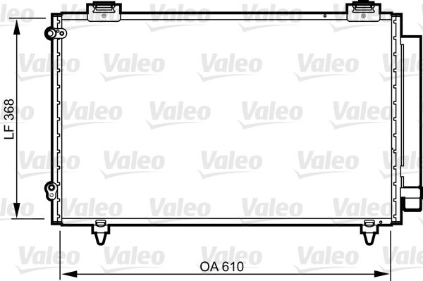 VALEO 814263 Condenser, air conditioning