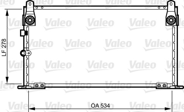VALEO 814269 Condenser, air conditioning