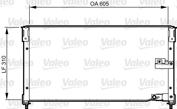 VALEO 814276 Condenser, air conditioning