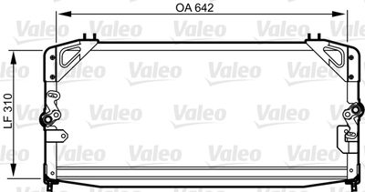 Condenser, air conditioning VALEO 814279