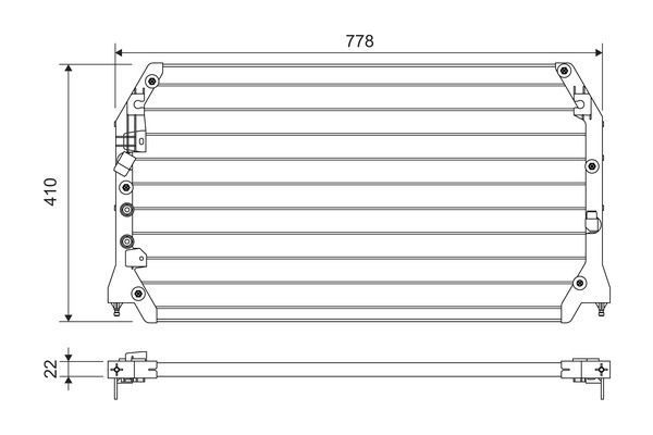 VALEO 814283 Condenser, air conditioning