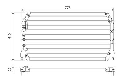 Condenser, air conditioning VALEO 814283