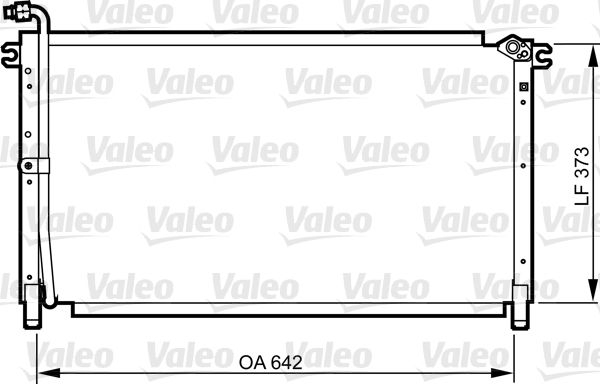 VALEO 814284 Condenser, air conditioning