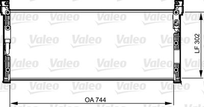 Condenser, air conditioning VALEO 814285