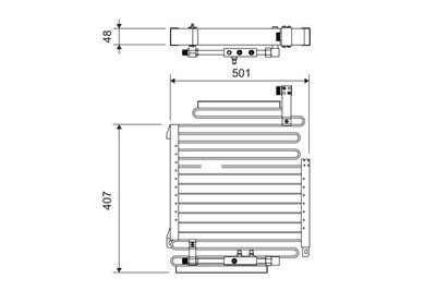 Condenser, air conditioning VALEO 814288
