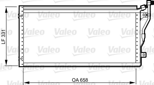 VALEO 814292 Condenser, air conditioning