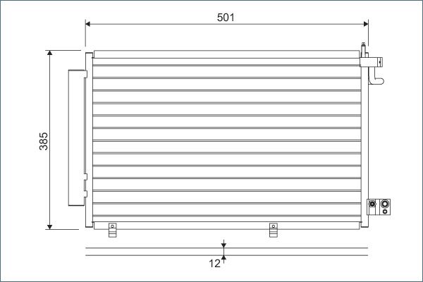 VALEO 814294 Condenser, air conditioning