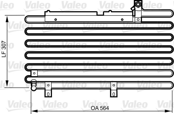 VALEO 814295 Condenser, air conditioning