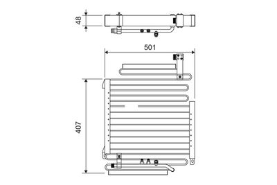 Condenser, air conditioning VALEO 814296