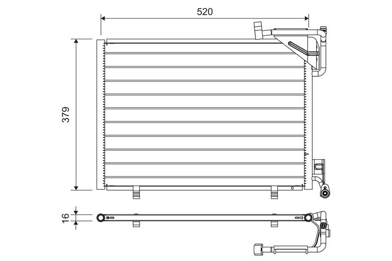 VALEO 814297 Condenser, air conditioning