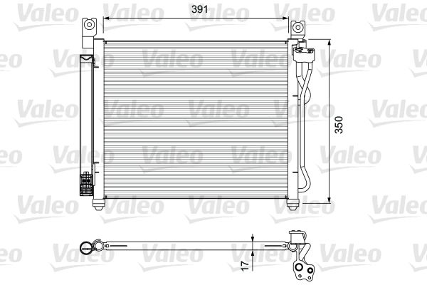 VALEO 814299 Condenser, air conditioning