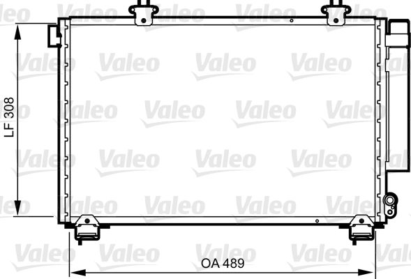 VALEO 814307 Condenser, air conditioning