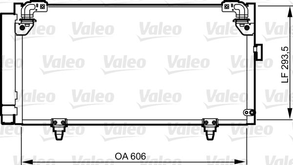 VALEO 814314 Condenser, air conditioning