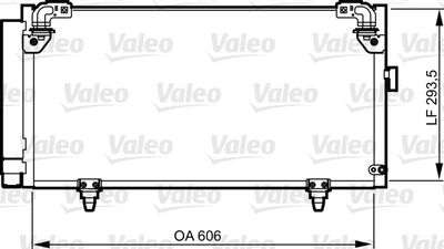 Condenser, air conditioning VALEO 814314