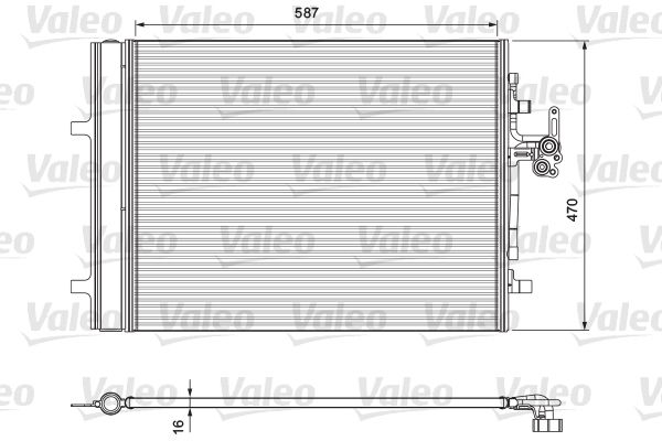 VALEO 814318 Condenser, air conditioning