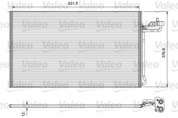 VALEO 814325 Condenser, air conditioning