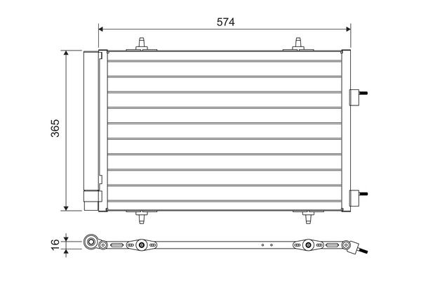 VALEO 814365 Condenser, air conditioning